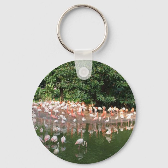 flamingo flock nyckelring (Framsida)