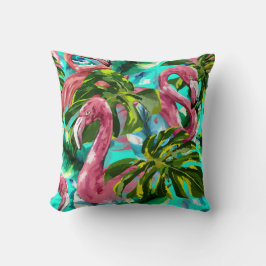 FLAMINGO FLOCK THROW PILLOW KUDDE