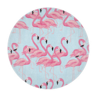 Flamingo Flock: Tropical Vintage Print