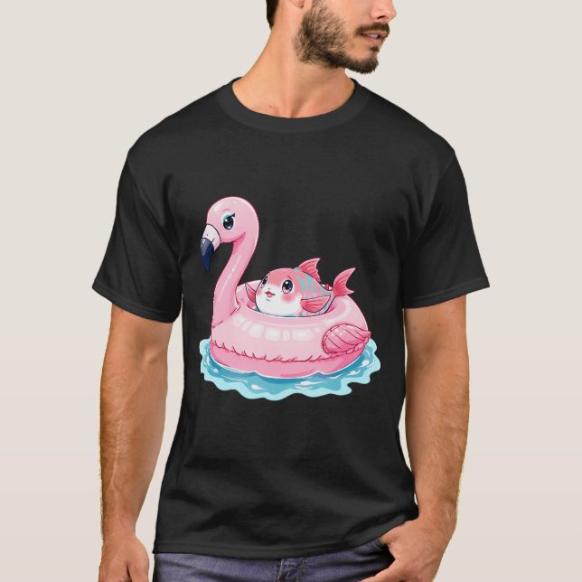 Flamingo Flotte Fisk T Shirt (Framsida)