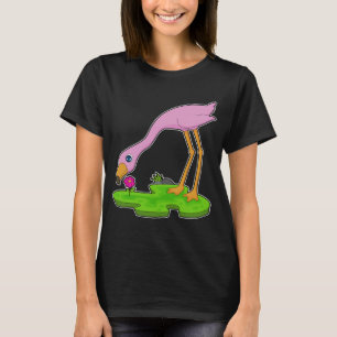 Flamingo Flower T Shirt