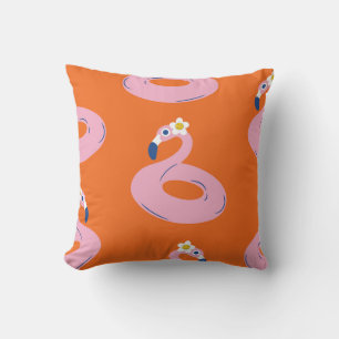 Flamingo Flyter Roligt Kudde