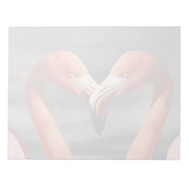 Flamingo för Alla Hjärtans Dag Anteckningsblock
