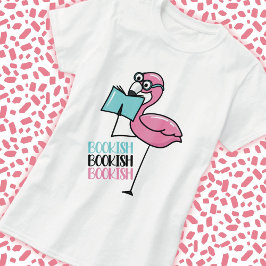 Flamingo för bokälskare t shirt