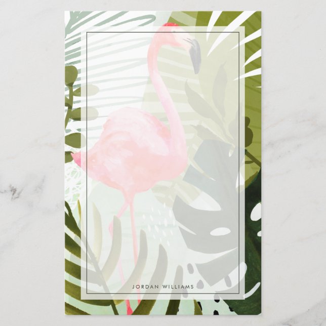 Flamingo Forest Brevpapper (Framsida)