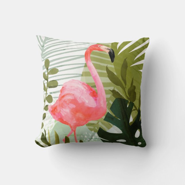 Flamingo Forest Kudde (Framsida)