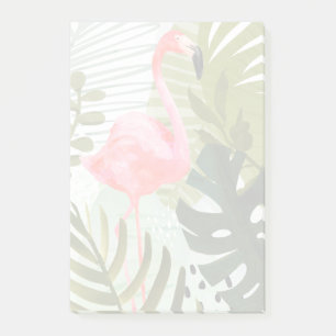 Flamingo Forest Post-it Block