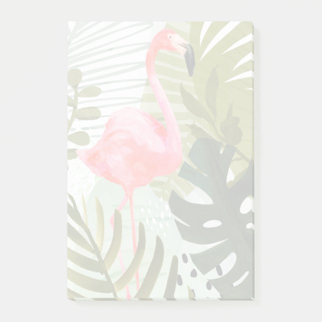 Flamingo Forest Post-it Block (Framsida)
