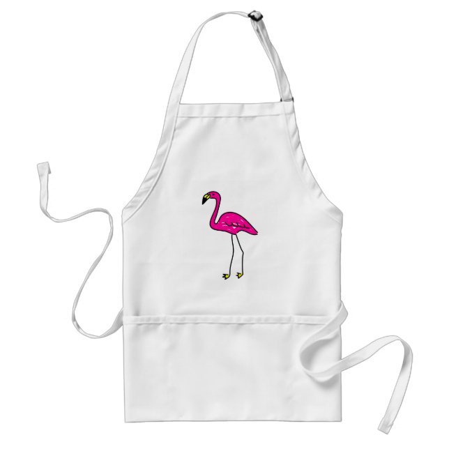 flamingo förkläde (Framsidan)