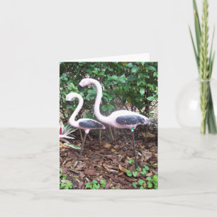 Flamingo-fotomappat anteckningskort