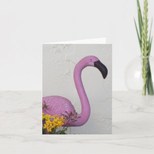 Flamingo-fotomappat anteckningskort