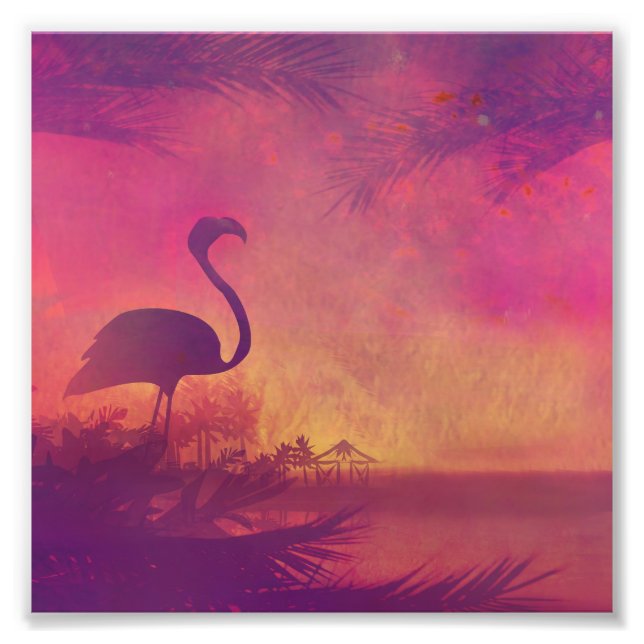 flamingo fototryck (Framsidan)