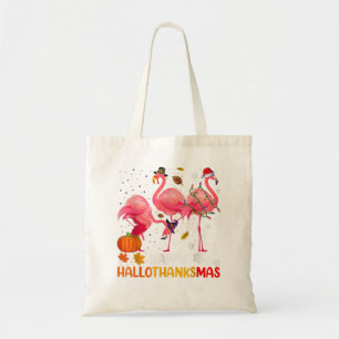 Flamingo Funny Lycklig HalloTackMas Tygkasse