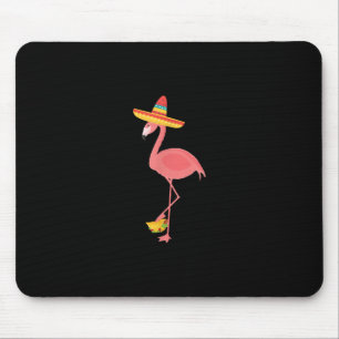 Flamingo funny mexikansk matTaco Älskare Gift Musmatta