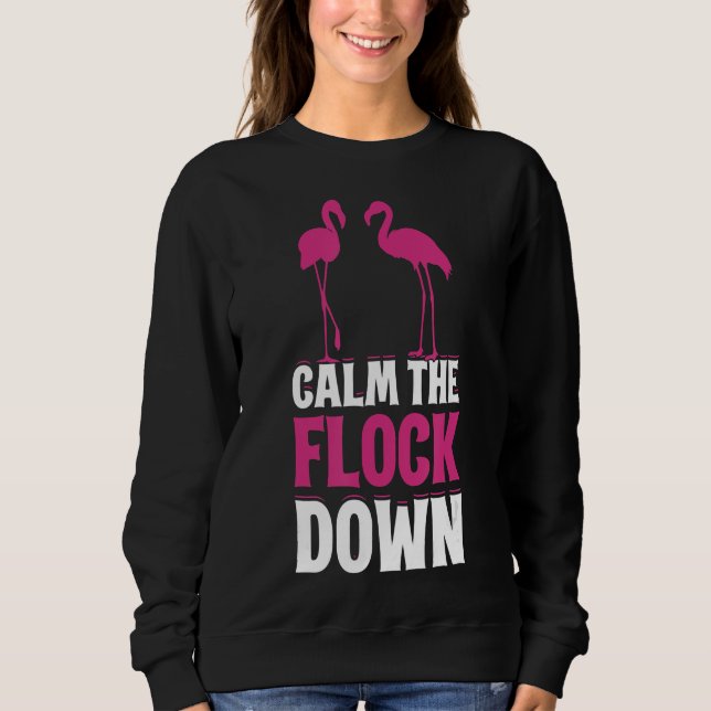 Flamingo Funny T-Shirt Gift for Girl (Framsida)