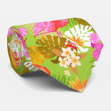 Flamingo Garden Bright Grönt