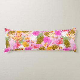 Flamingo Garden Rosa Kroppskudde