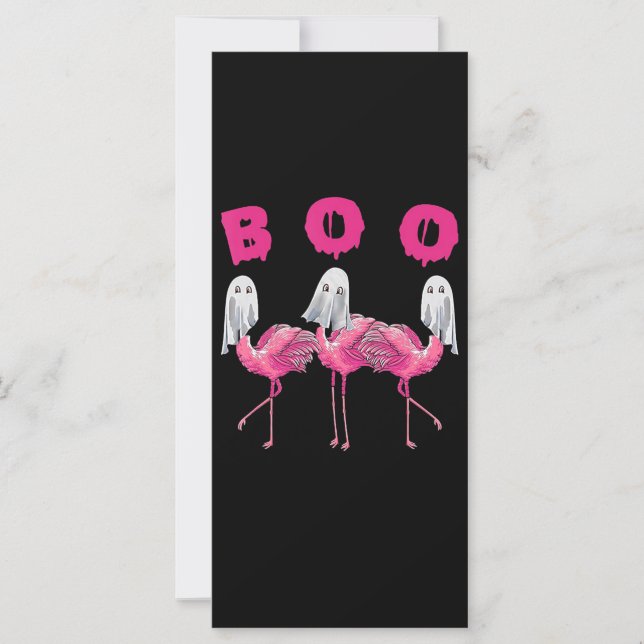 Flamingo | Ghost Flamingo Boo Halloween Costume (Framsida)