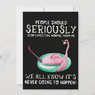 Flamingo Gift Personer som allvarligt bör drabba Julkort
