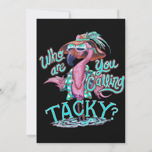 Flamingo Gift Vem kallar du Flamingo? Julkort
