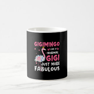 Flamingo Gigimingo som en normal Nana-gåva funny Kaffemugg