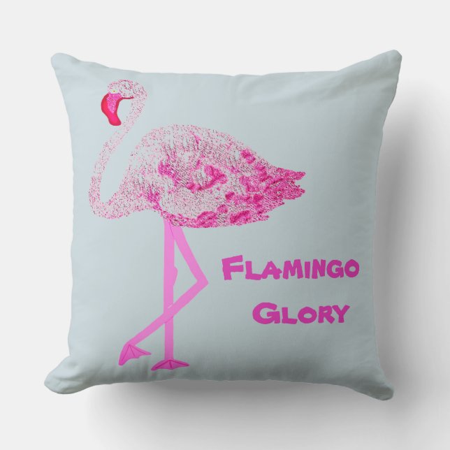 Flamingo Glory Kudde (Framsida)