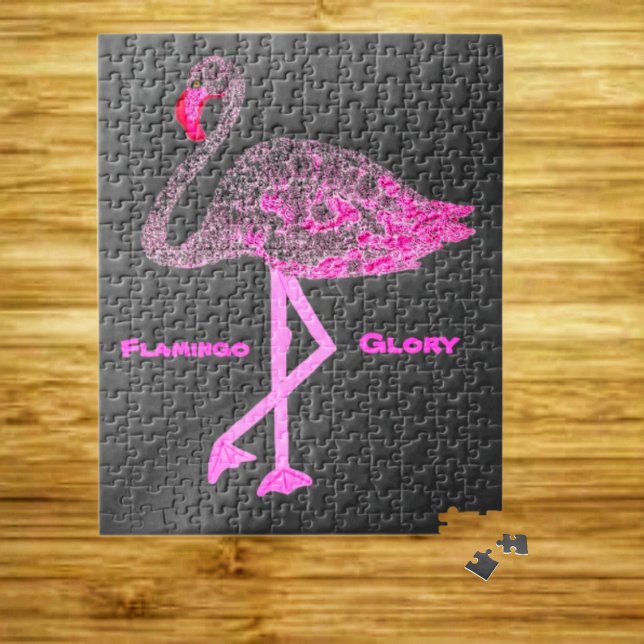 Flamingo Glory Pussel (With this Flamingo Glory Jigsaw Puzzle design, it's puzzling to work with indeed!)