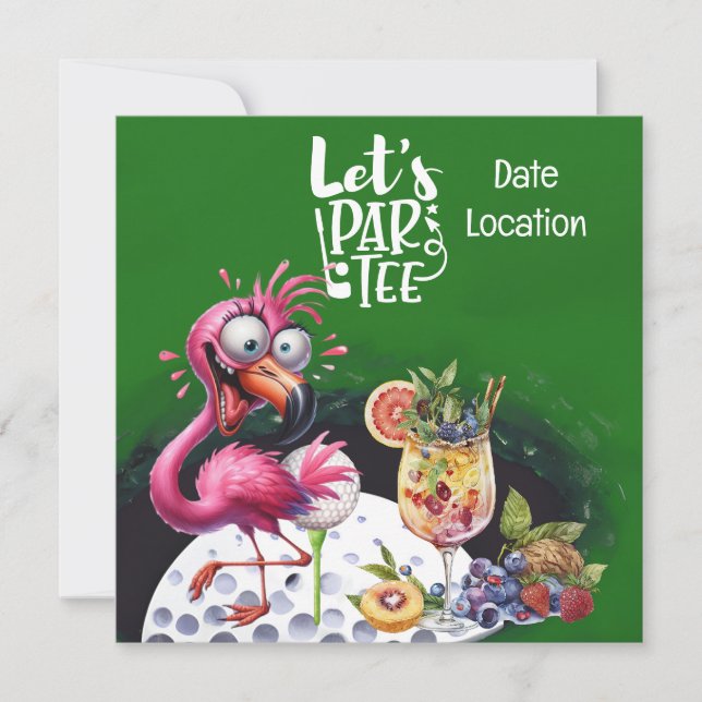 Flamingo Golf, det är dags att ta itu med party (Framsida)