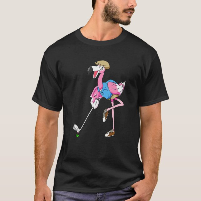 Flamingo Golf Vacation  Golfing Club T Shirt (Framsida)