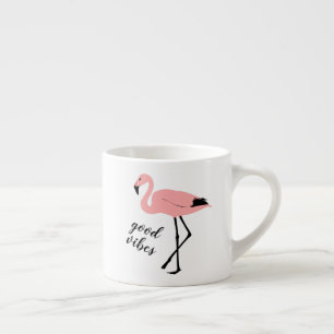 Flamingo Good Vibes Rosa Black Espresso Mugg Espressomugg