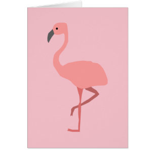 Flamingo Hälsningskort