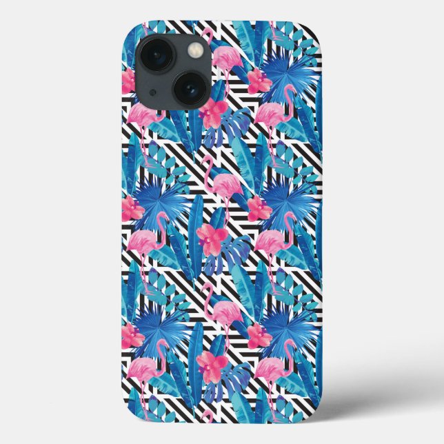 Flamingo & Handflatan på det geometriska Mönster (Baksida)