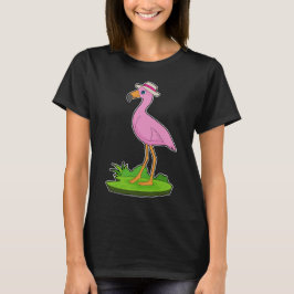 Flamingo Hat T Shirt