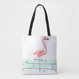Flamingo hela tiden tygkasse