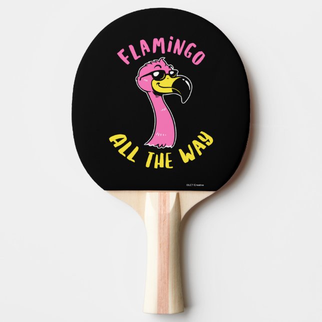 Flamingo hela vägen pingisracket (Framsidan)