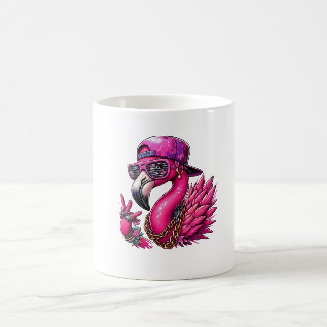 Flamingo hiphop kaffemugg (Center)