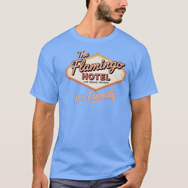 Flamingo Hotel T Shirt (Framsida)