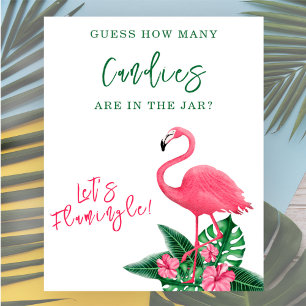 Flamingo - Hur många karlar finns det i burk? Poster