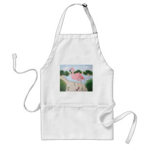 Flamingo i Marsh Apron Förkläde