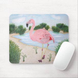 Flamingo i Marsh Mousepad Musmatta