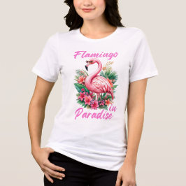 Flamingo i paradis Tri-Blend skjorta T Shirt