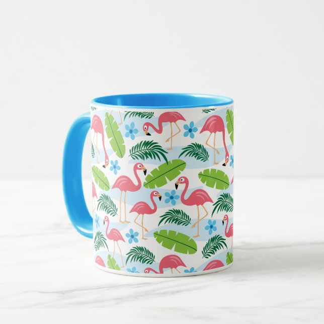 Flamingo i Paradise Mugg (Framsida vänster)
