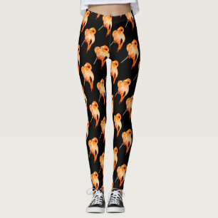 Flamingo i Sommaren Sol Leggings