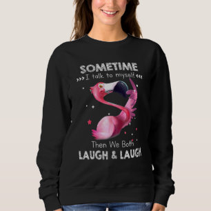 Flamingo ibland pratar jag med mig själv. t shirt