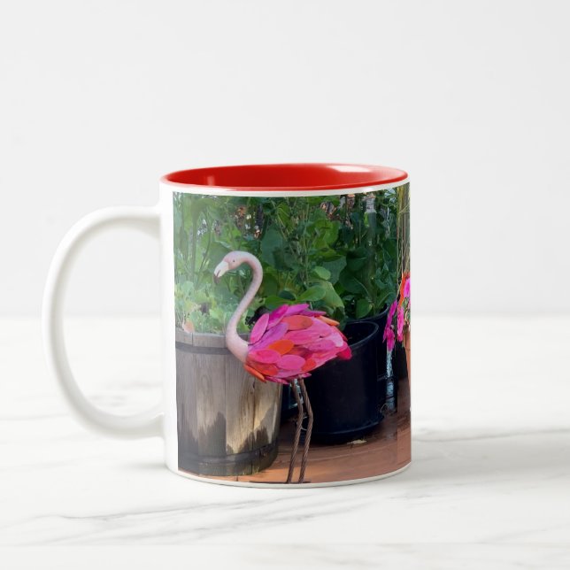 Flamingo Impativitet Två-Tonad Mugg (Vänster)