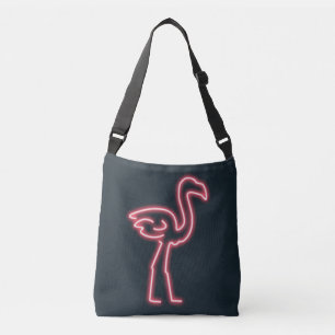 Flamingo in Neon Rosa Axelväska