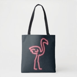 Flamingo in Neon Rosa Tygkasse