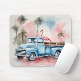 Flamingo in Retro Blue Lastbil Musmatta