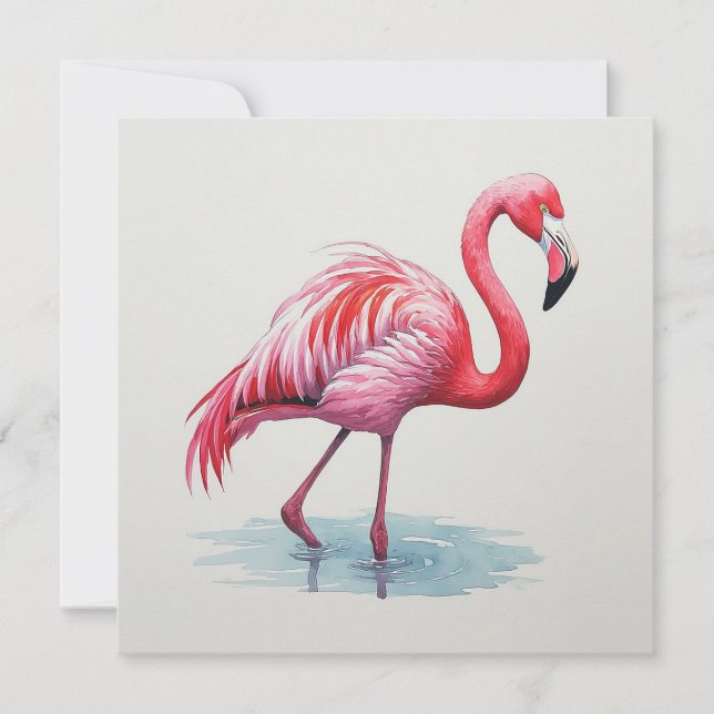 Flamingo Inbjudningar (Framsida)