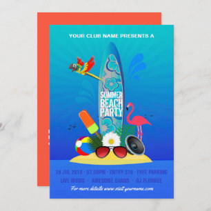 Flamingo Island Inbjudningar